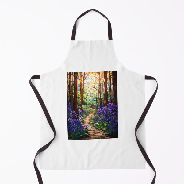 Aperçu de l'œuvre Forest Path Stained Glass créée et vendue par tropicaltee.