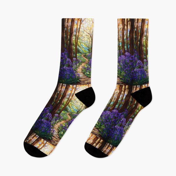 Artikelvorschau, Forest Path Stained Glass entworfen und verkauft von tropicaltee.