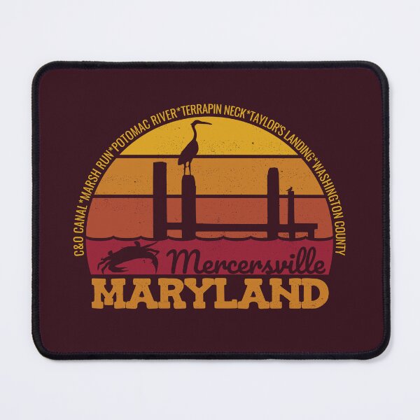 Item preview, Mercersville Maryland Sunset Retro Vintage Local Pride Logo designed and sold by CRHPOD20.