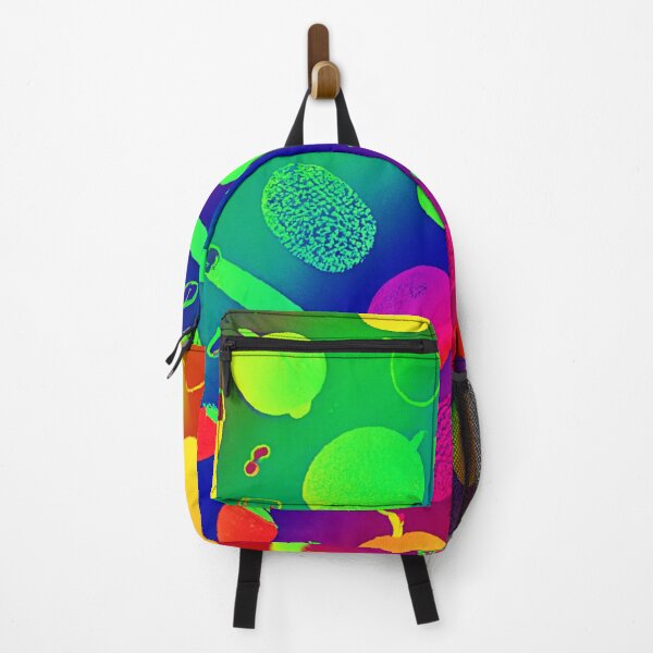 Item preview, Colorful Vibrant Neon Fruits Pattern Art designed and sold by Health And Fitness Posts e-Store.