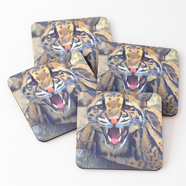 Artikelvorschau, Nebelparder entworfen und verkauft von Sharon the Zoo Lady Photography .