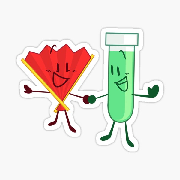 Item preview, Fan and Test Tube (Inanimate Insanity) designed and sold by PuppyRelp.