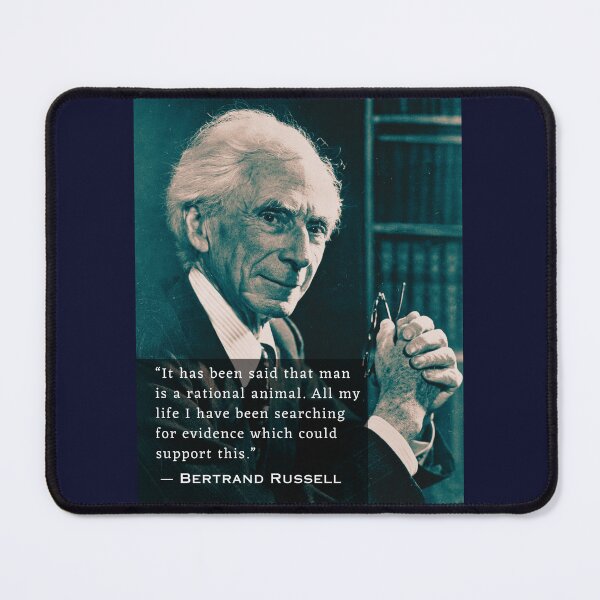 Item preview, Bertrand Russell quote: It has been said that man is a rational animal... designed and sold by artbleed.