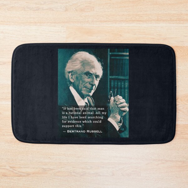Item preview,  Bertrand Russell quote:  It has been said that man is a rational animal... designed and sold by artbleed.