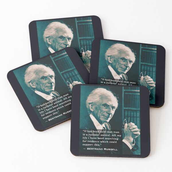 Item preview,  Bertrand Russell quote:  It has been said that man is a rational animal... designed and sold by artbleed.