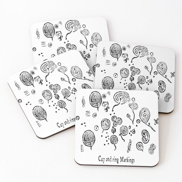 Item preview, Cup and Markings Archaeology Rock Art designed and sold by Jaged.
