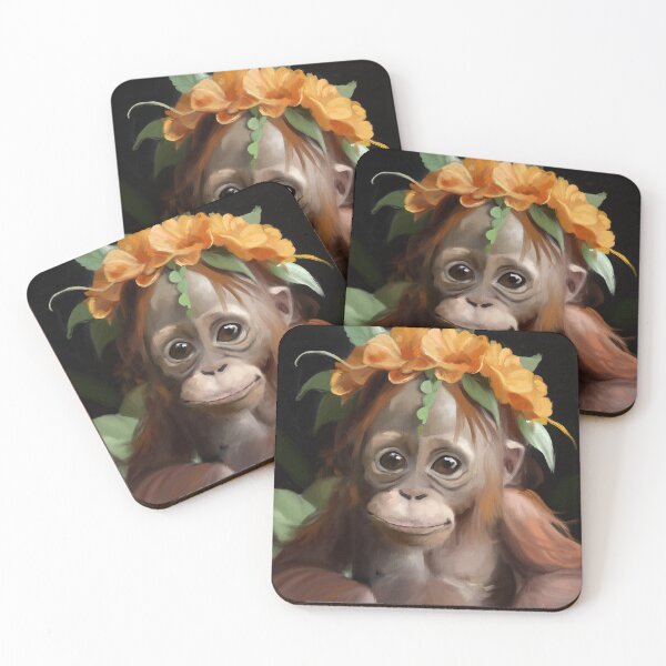 Item preview, Ola the Orangutan designed and sold by marysparrowart.