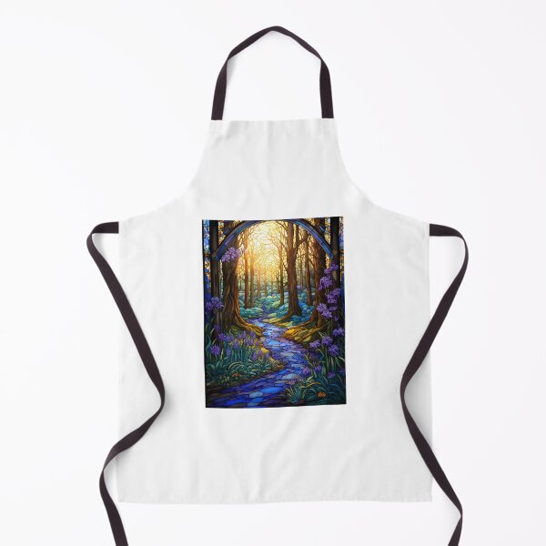 Aperçu de l'œuvre Forest Path Stained Glass créée et vendue par tropicaltee.