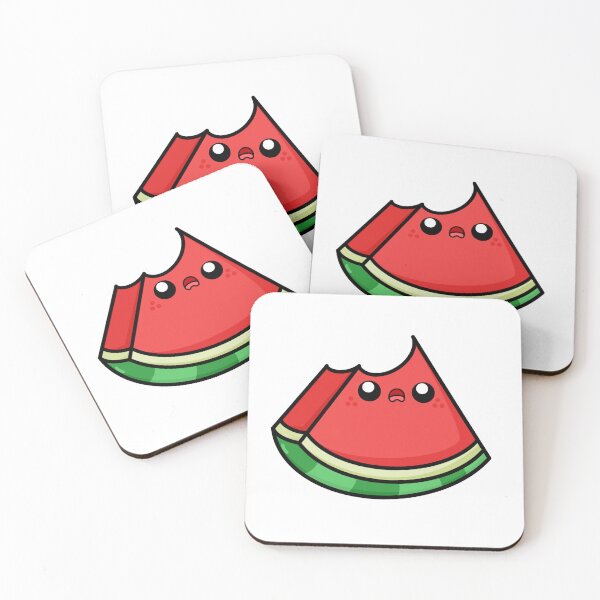 Item preview, Shocked Cartoon Watermelon || Kawaii designed and sold by cookingwithten.