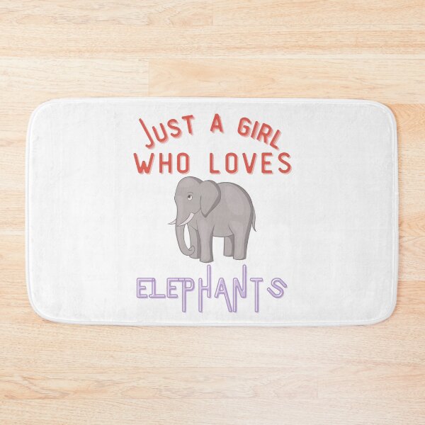 Item preview, Just a Girl Who Loves Elephants designed and sold by DesignedToATee.