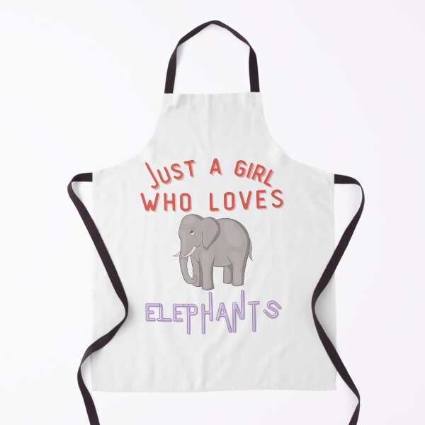 Item preview, Just a Girl Who Loves Elephants designed and sold by DesignedToATee.