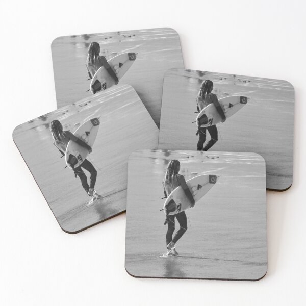 Item preview, Surfer Girl and Her Board - Black and White Photography designed and sold by Rui Valverde.
