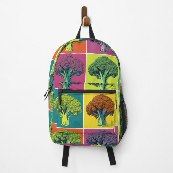 Aperçu de l'œuvre Motif de brocoli végétalien Pop Art créée et vendue par Orloff.