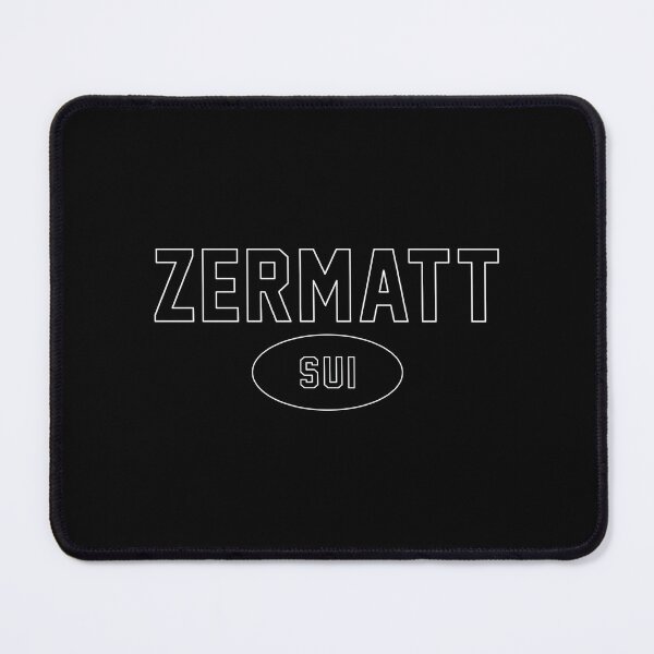 Item preview, Zermatt SUI / Snow (White) Outline designed and sold by PEK1787.