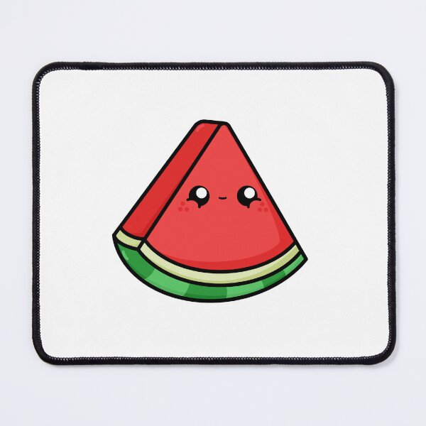 Item preview, Shy Cute Cartoon Watermelon || Kawaii designed and sold by cookingwithten.
