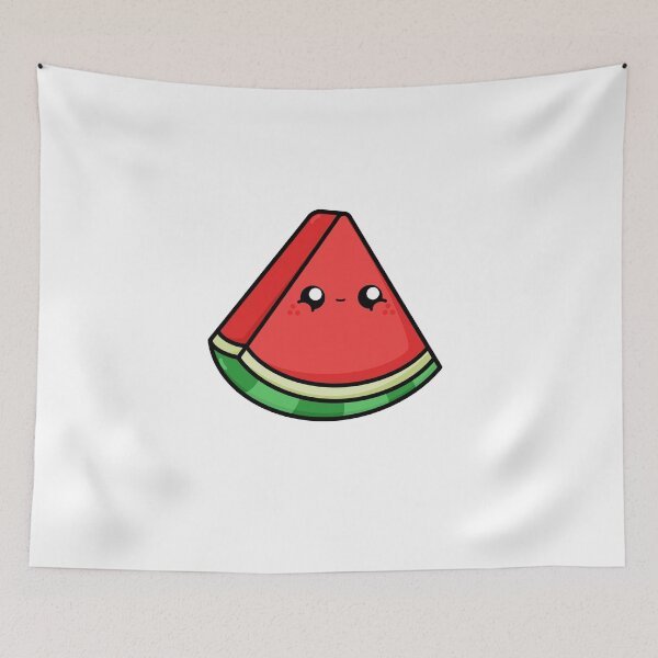 Item preview, Shy Cute Cartoon Watermelon || Kawaii designed and sold by cookingwithten.
