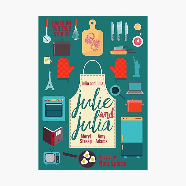 Julie And Julia Minimalist Movie Poster Meryl Streep Amy Adams