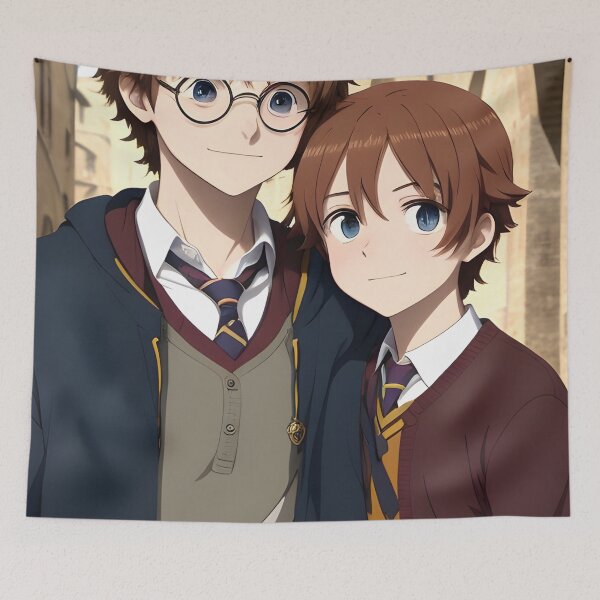 Item preview, Anime Wizard Boy - Magical and Enchanting Artwork in Anime Style designed and sold by emanuele6698.