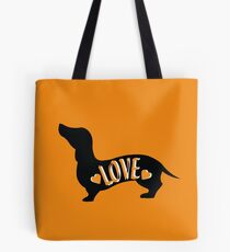 Love is a Dachshund Tote Bag