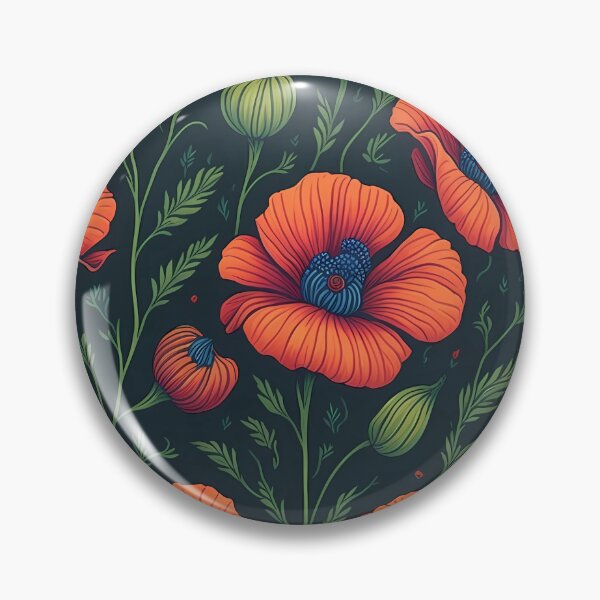 Item preview, Cheerful Poppies designed and sold by PatternLounge.