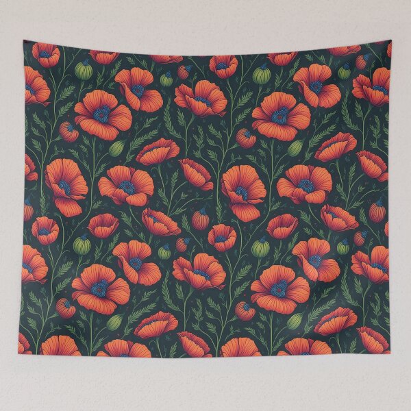 Item preview, Cheerful Poppies designed and sold by PatternLounge.
