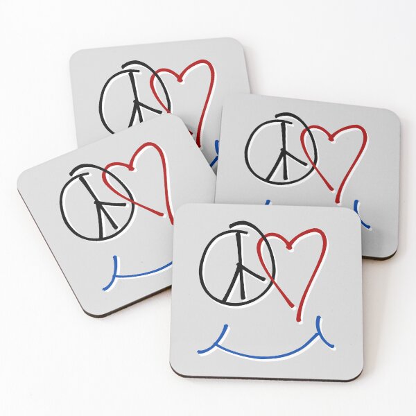 Item preview, Peace, Love and Happiness Symbol designed and sold by raizepeace.
