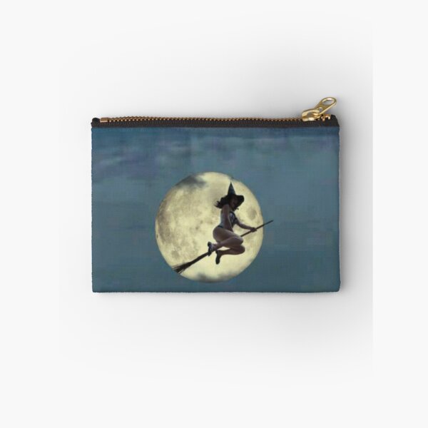 Item preview, Witch On Broom With Full Moon designed and sold by Profitrip.