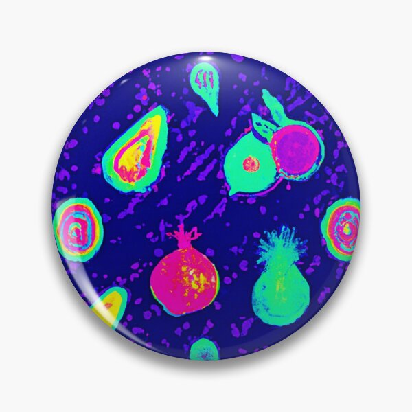 Item preview, Vibrant Neon Fruits Pattern Design designed and sold by Health And Fitness Posts e-Store.