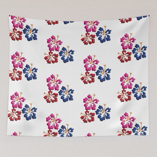 Item preview, Tropical Hawaiian style flower design  designed and sold by Martapp.
