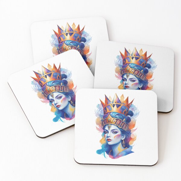 Item preview, Queen with crown water color designed and sold by joiedesing.