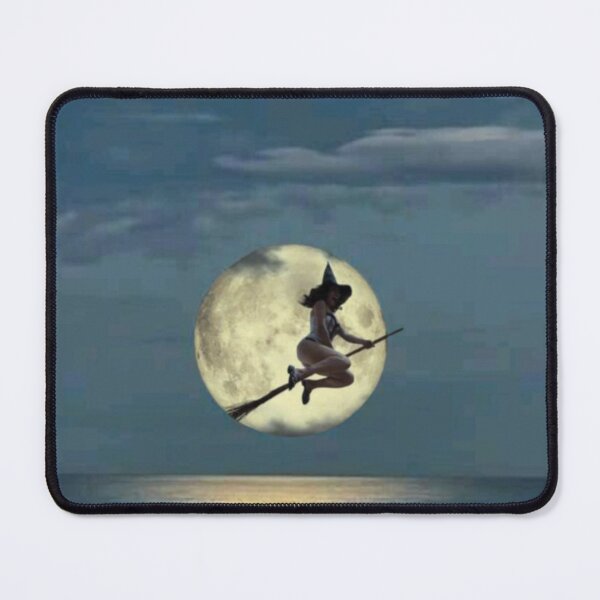 Item preview, Witch On Broom With Full Moon designed and sold by Profitrip.