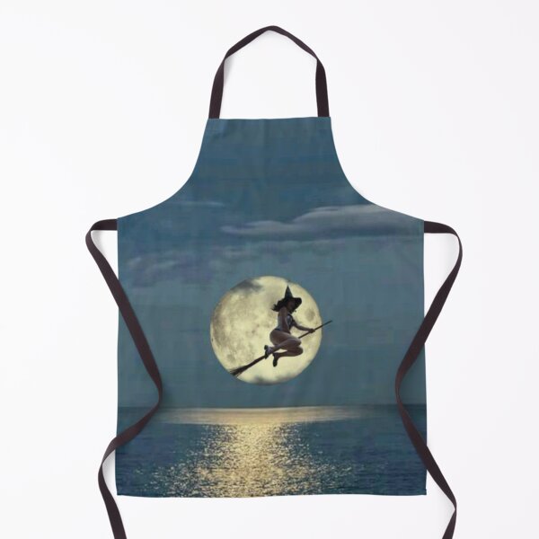 Item preview, Witch On Broom With Full Moon designed and sold by Profitrip.