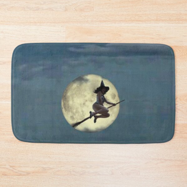 Item preview, Witch On Broom With Full Moon designed and sold by Profitrip.