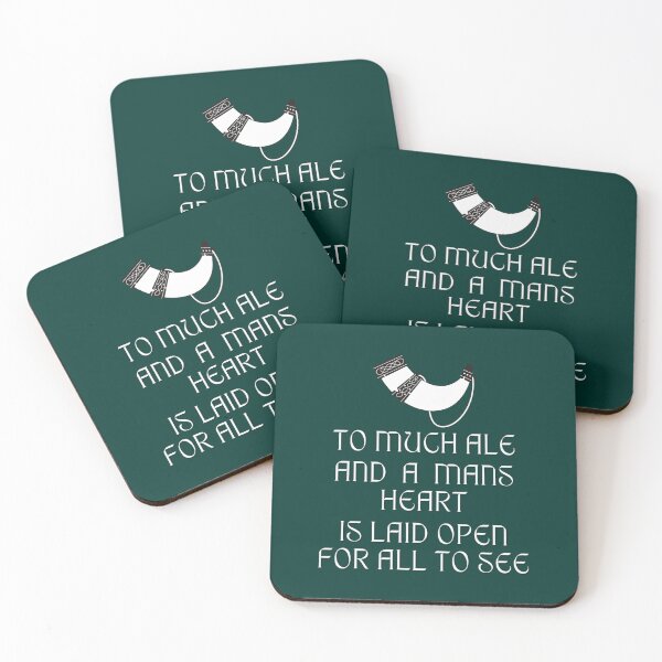 Item preview, To Much Ale Viking quote designed and sold by OrianaBouchard.