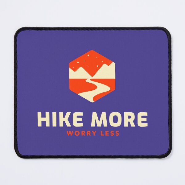 Item preview, Hike More, Worry Less designed and sold by PurelyPrintable.