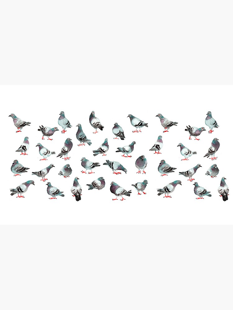 Thumbnail 6 of 6, Coffee Mug, The pigeons designed and sold by Chabdpointcom.
