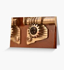 Ukulele tuner gear Greeting Card