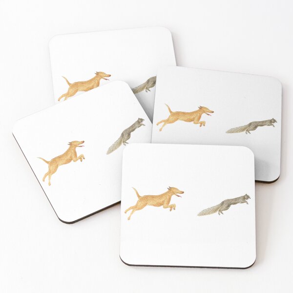 Item preview, A Dog Chasing Squirrel  designed and sold by SylviaminiArt.
