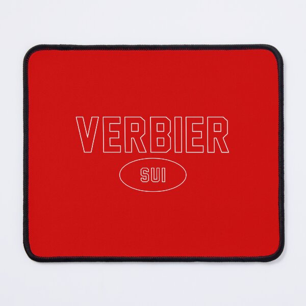 Item preview, Verbier SUI / White Outline / Red Background designed and sold by PEK1787.