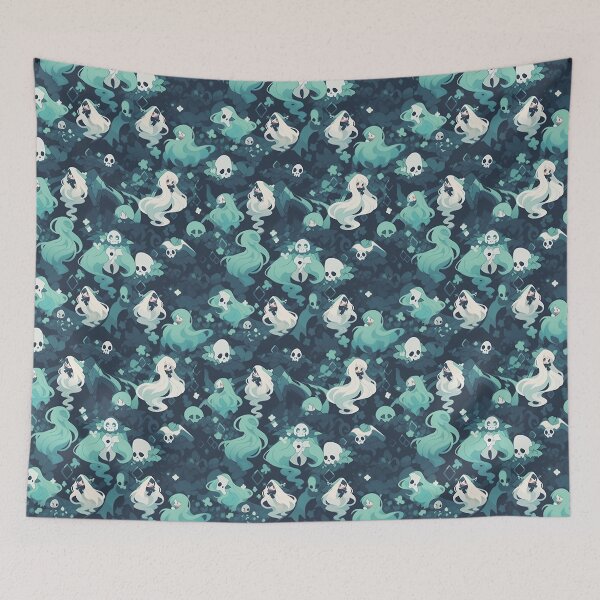 Item preview, Weird but cute japanese inspired cartoon pattern print kawai anime manga designed and sold by PatternWeird.