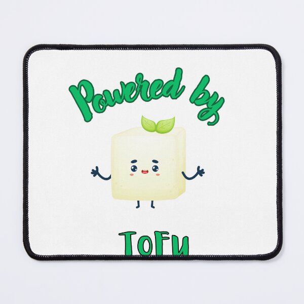 Item preview, Powered by TOFU- Funny Vegetarian Quote designed and sold by unique things.