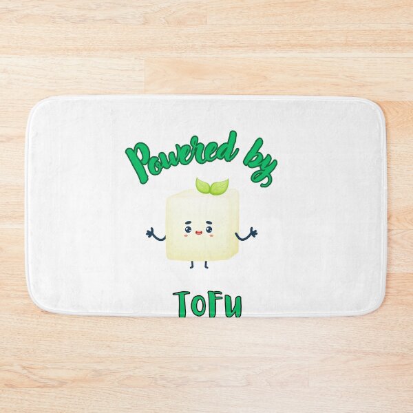 Item preview, Powered by TOFU- Funny Vegetarian Quote   designed and sold by unique things.