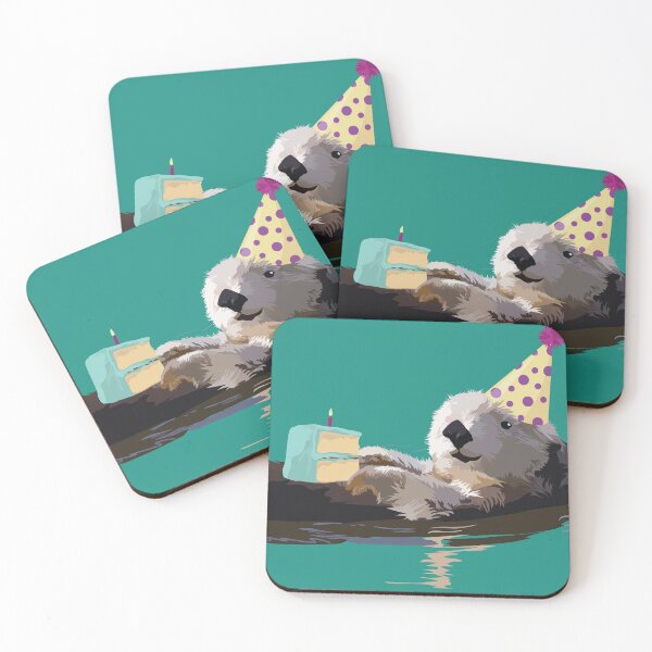 Item preview, Otter Birthday Party designed and sold by Casey Wilkinson.