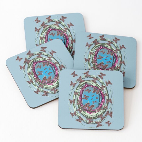 Item preview, Butterflies coming out of a vortex free to roam designed and sold by Art Extraordinaire from Linda McMillen to you.