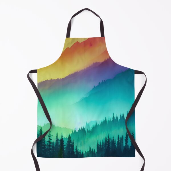 Item preview, Watercolor Mountain Landscape Atmospheric Matte Painting designed and sold by redjaygraphics.