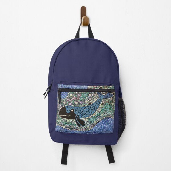Item preview, Big Blue Whale In A Beautiful Sea designed and sold by ManonElmendorp.