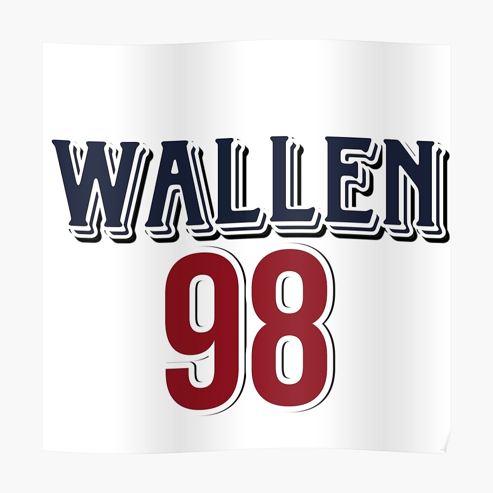 Morgan Wallen 98 Braves Jersey Morgan Wallen Baseball Jersey Morgan Wallen  New Jersey Morgan Wallen in 2023