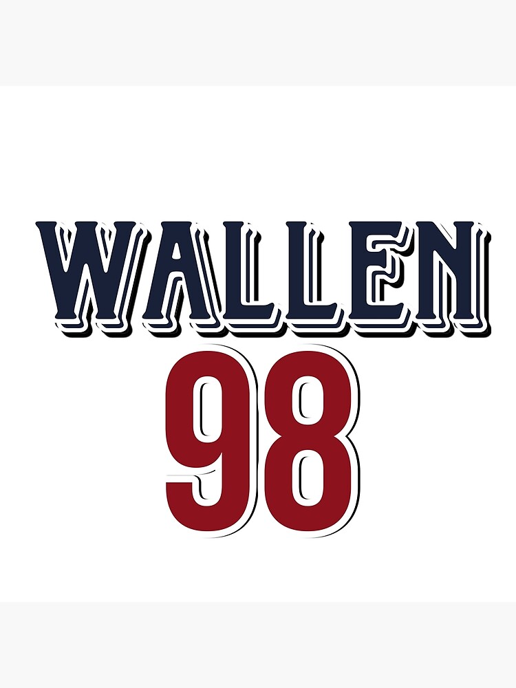 98 Braves Song Morgan Wallen Bull Braves Baseball 2 Sides Shirt in