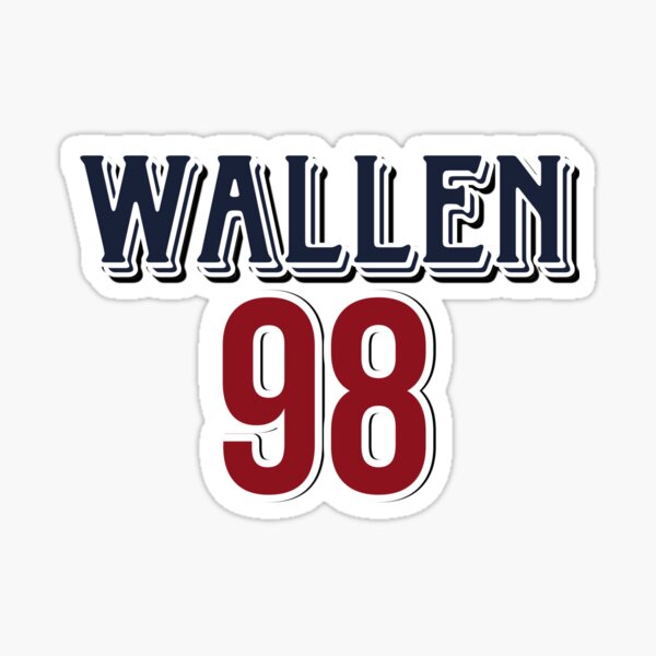 Morgan Wallen - 98’ Braves | Sticker