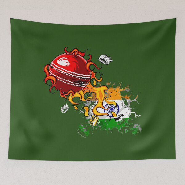 Item preview, India Cricket Art Print 	 designed and sold by mznaafta49.
